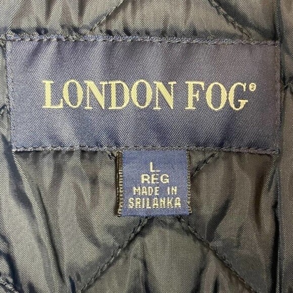 London Fog Men's Zip Up Jacket Size L - Picture 6 of 14